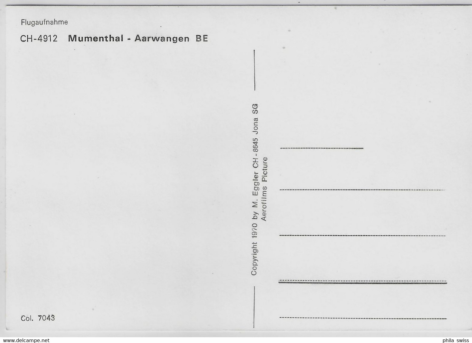 Flugaufnahme Mumenthal-Aarwangen BE - Aarwangen