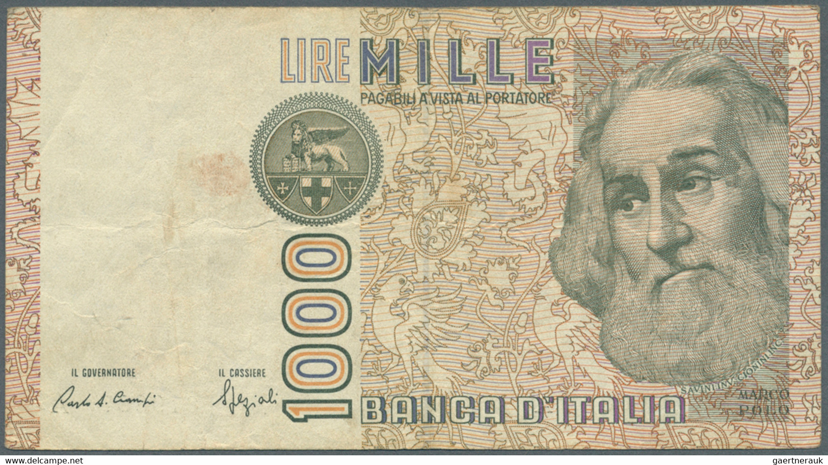 Italy / Italien: Set of 12 notes, all REPLACEMENT notes, containing 1000 Lire 1948 letter "W" P. 88a