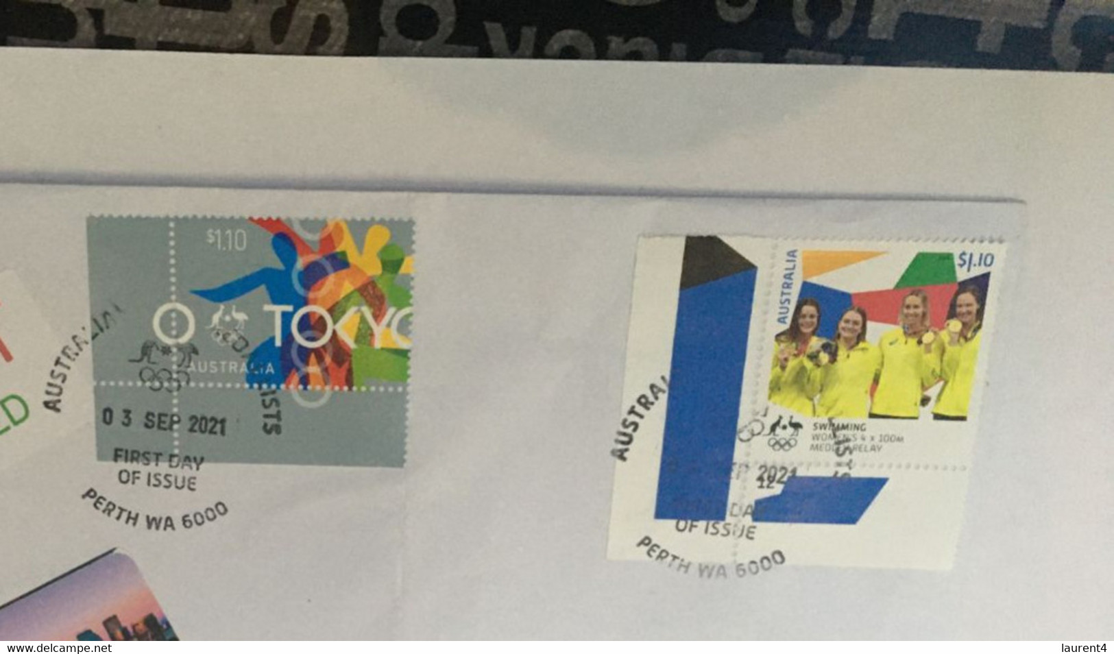 (2 A 19) Australia Gold Medalist & Tokyo Olympic On Large Cover + COVID-19 Stay Safe In Perth + WHO Sign - Summer 2020: Tokyo