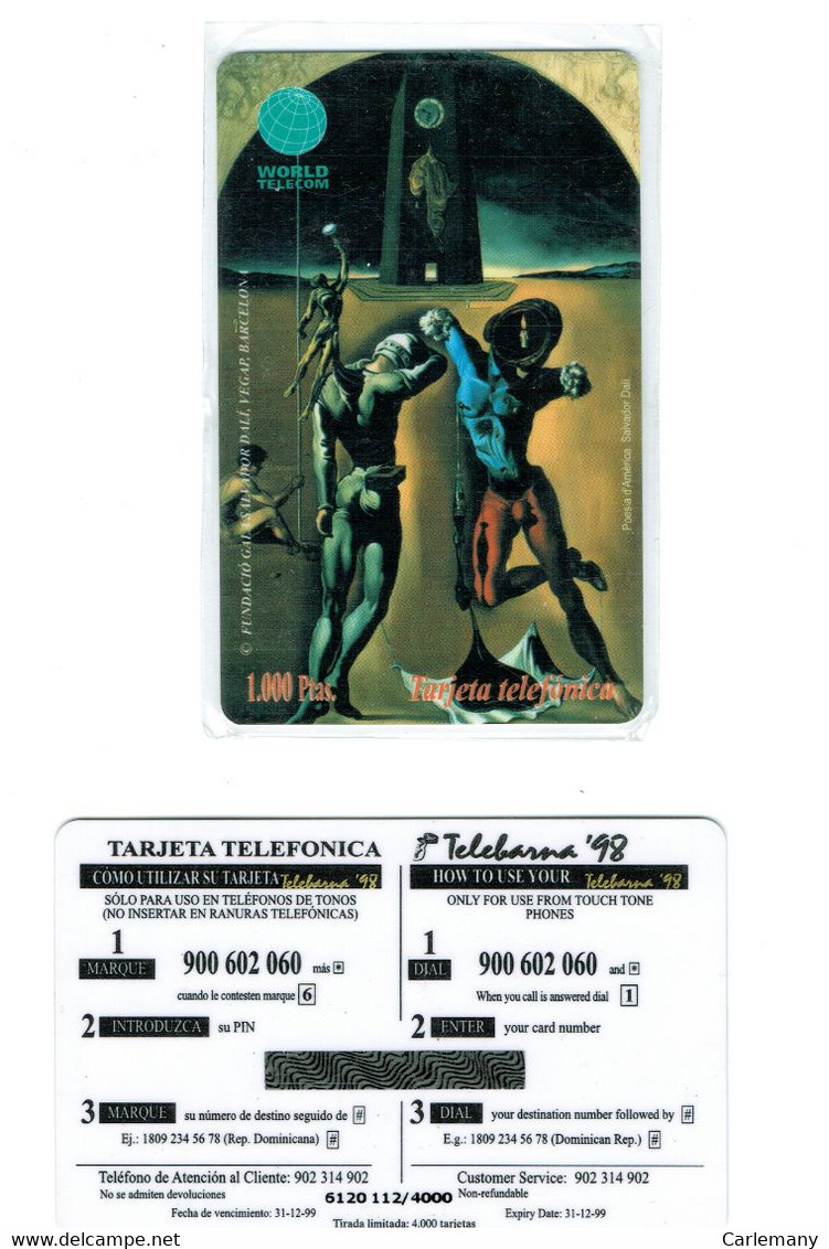 TELECARTE PHONECARD RARE Spain  TELEBARNA 98 (tEMA COCA COLA) - Otros & Sin Clasificación