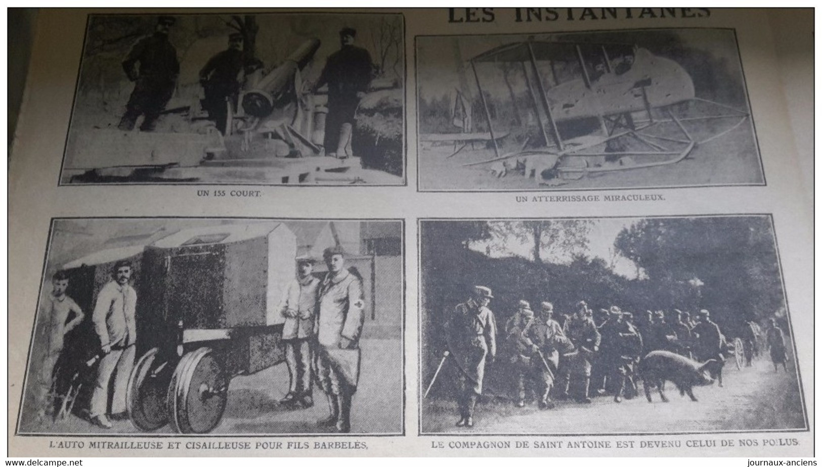 1915 LE GENERAL DE CASTELNAU - LES INSTANTANÉS DE LA GUERRE - SOEUR DE LA CHARITÉ FRONT RUSSE - LE PETIT JOURNAL - Informations Générales