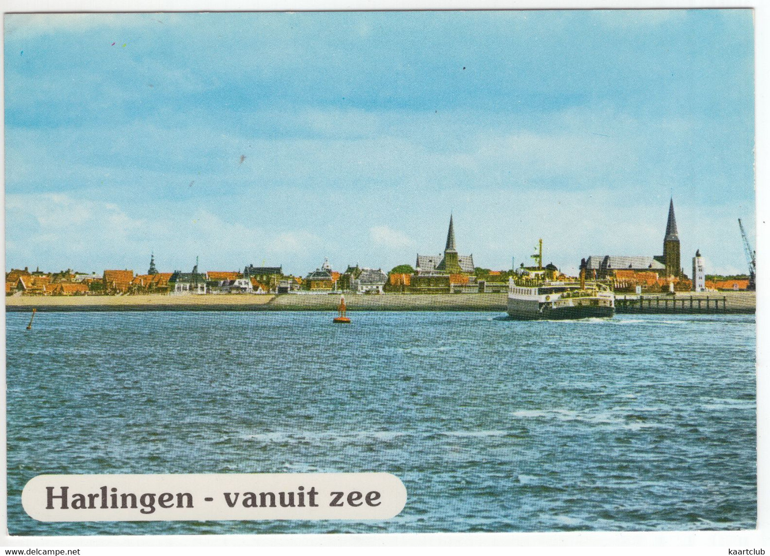 Harlingen - Vanuit Zee - Veerboot - (Friesland, Nederland) - Nr. L 3254 - Harlingen
