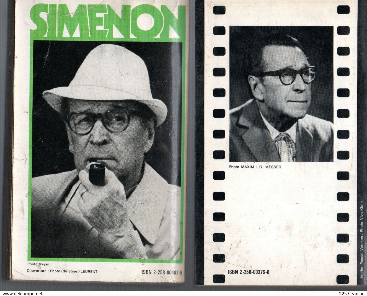 Lot 4 Romans  - Auguste Le Breton Du Rififi N:1 Et 2 & Simenon Maigret La Jeune Morte Et La Cage De Verre... - Simenon