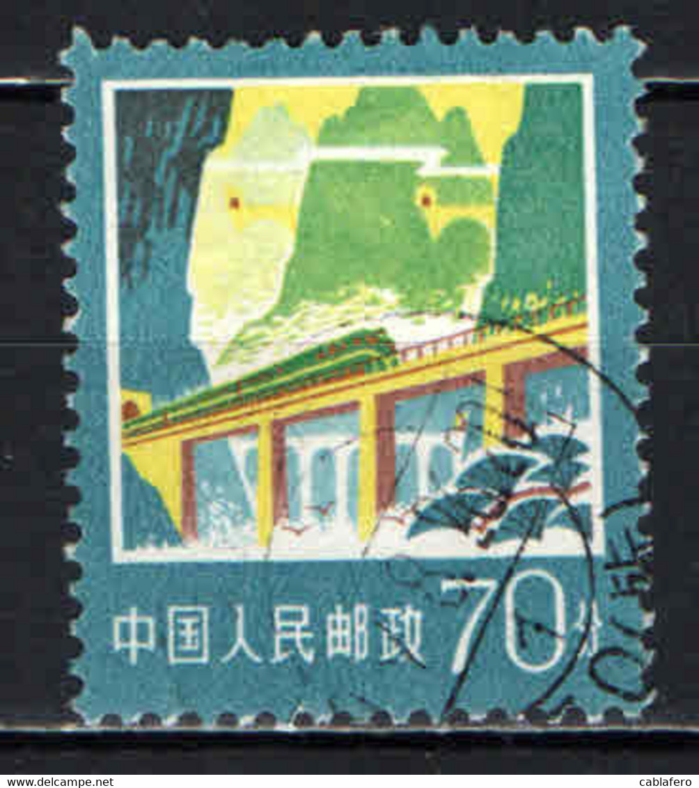 CINA - REPUBBLICA POPOLARE - 1977 - TRASPORTO IN CINA - USATO - Used Stamps