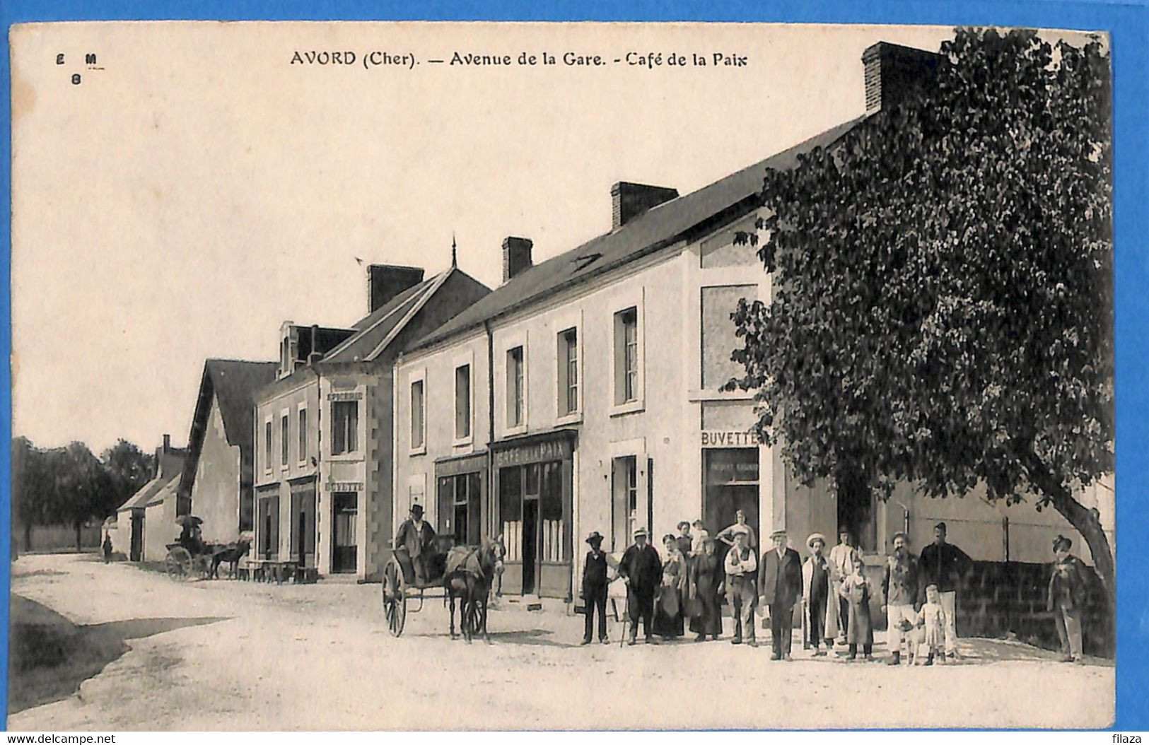 18 - Cher -  Avord - Avenue De La Gare - Cafe De La Paix   (N5992) - Avord