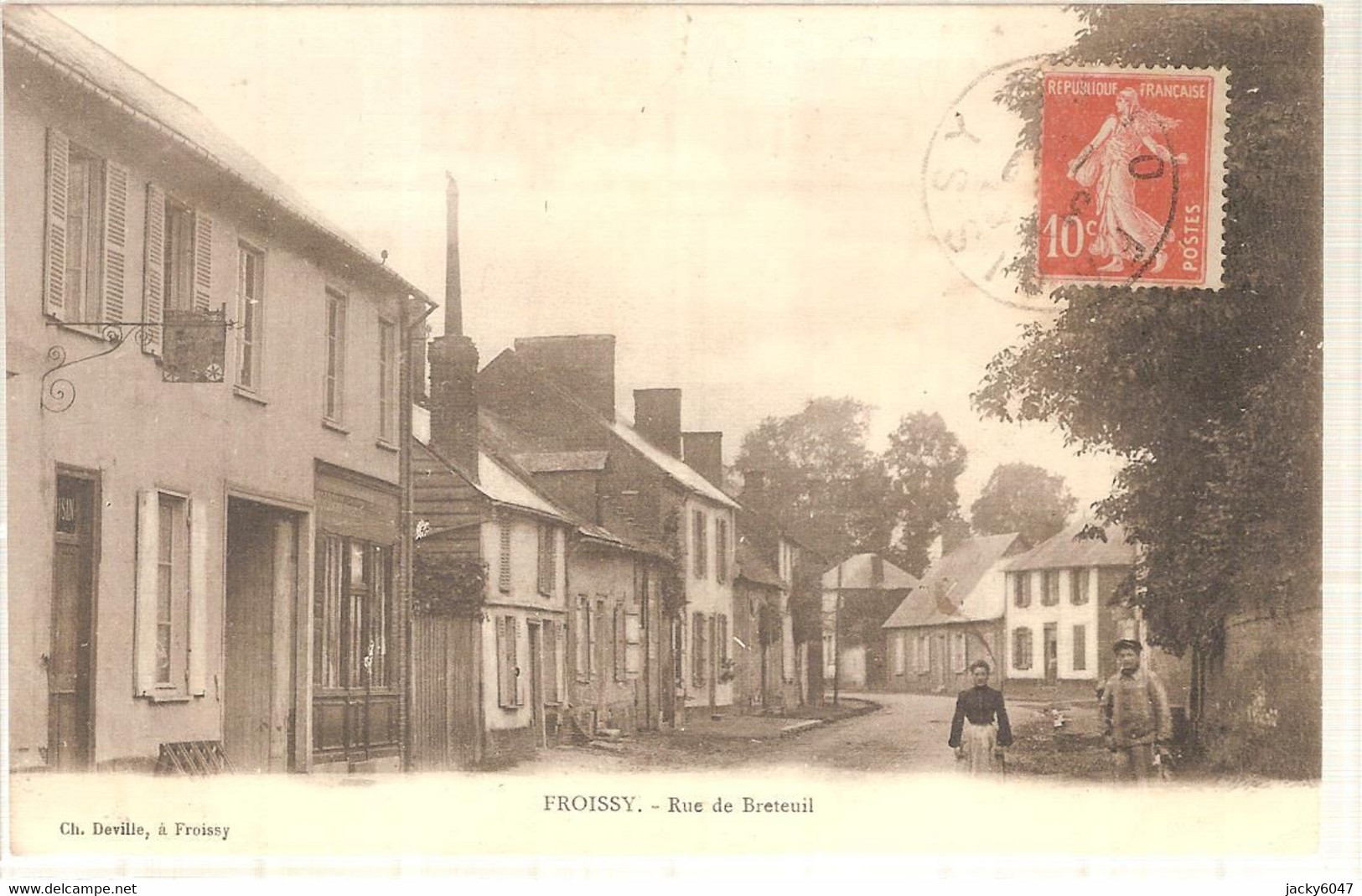 60 - Froissy (oise) - Rue De Breteuil - Froissy