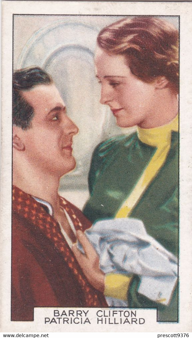 26 Barry Clifton & Patricia Hilliard  - Film Partners 1936 - Gallaher Cigarette Card - Original- Movies - Cinema - Gallaher