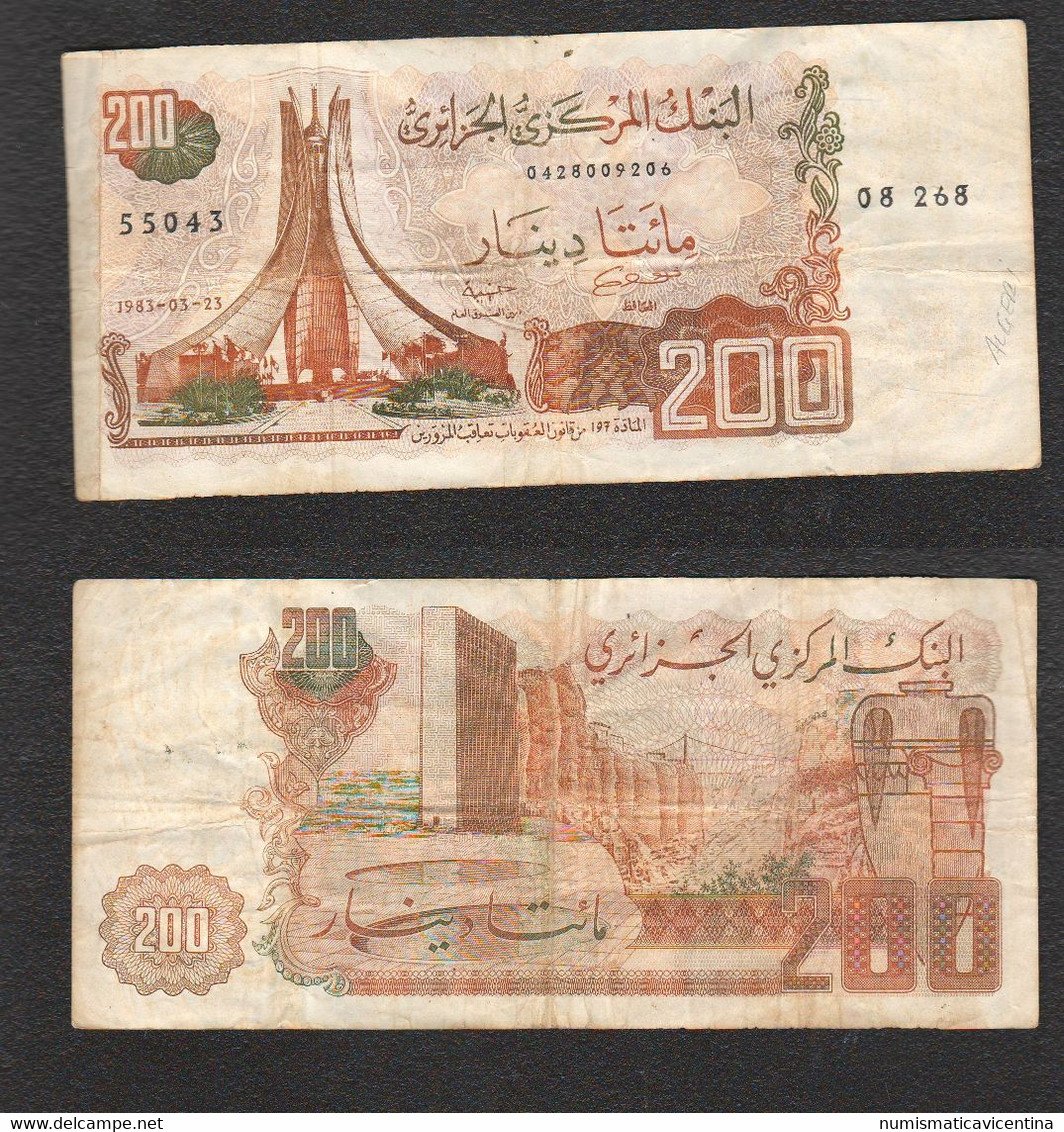 Algeria Algerie 200 Dinars Dinari 1983 Pic 135 - Saudi Arabia