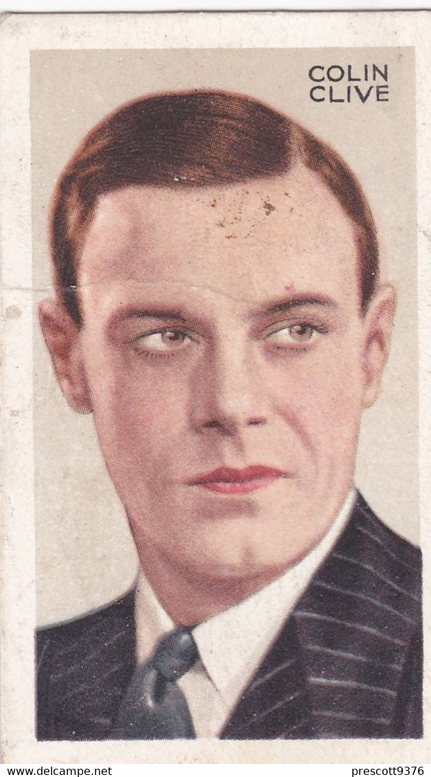 48 Colin Clive  -  Stars Of Screen & Stage 1935  - Gallaher Cigarette Card - Original- Film - Cinema - Gallaher