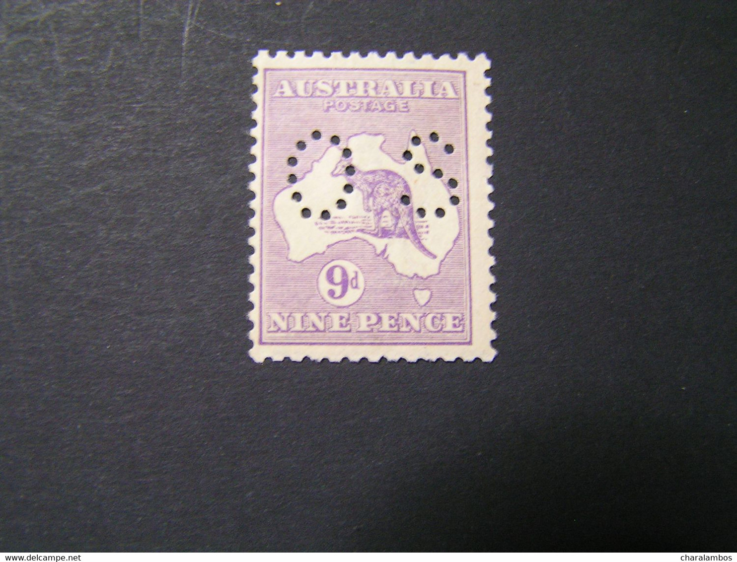 AUSTRALIA 1913-33 SMALL OS 9 D Violet No 28S  MNH.. - Ungebraucht