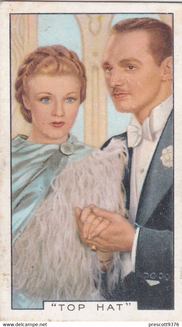 42 Ginger Rogers In "Top Hat" - Film Episodes 1936 - Gallaher Cigarette Card - Original- Movies - Cinema - Gallaher