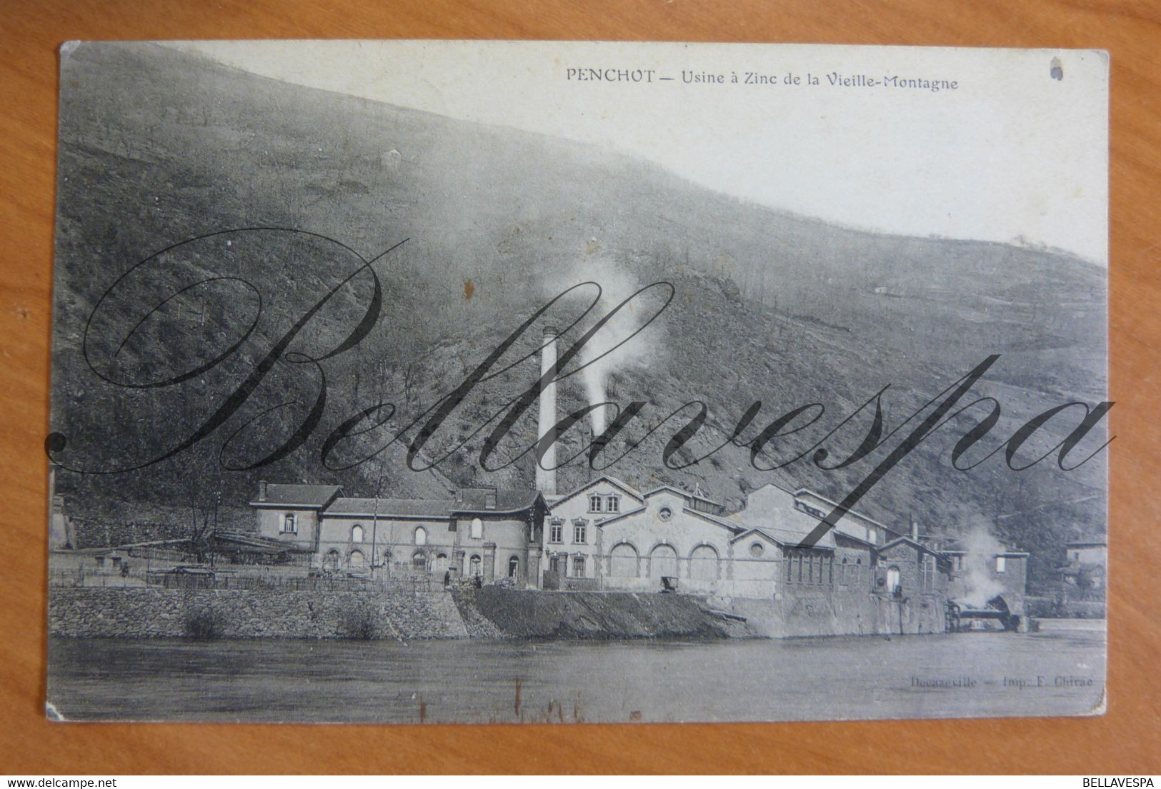 Penchot. D12. Usine à Zinc. De La Vieulle-Montagne Aveyron-illefranche-de-Rouergue - Industry