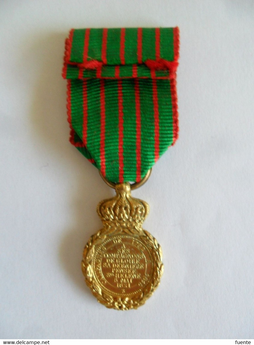 Médaille De Sainte-Hélène Dorée - Avant 1871