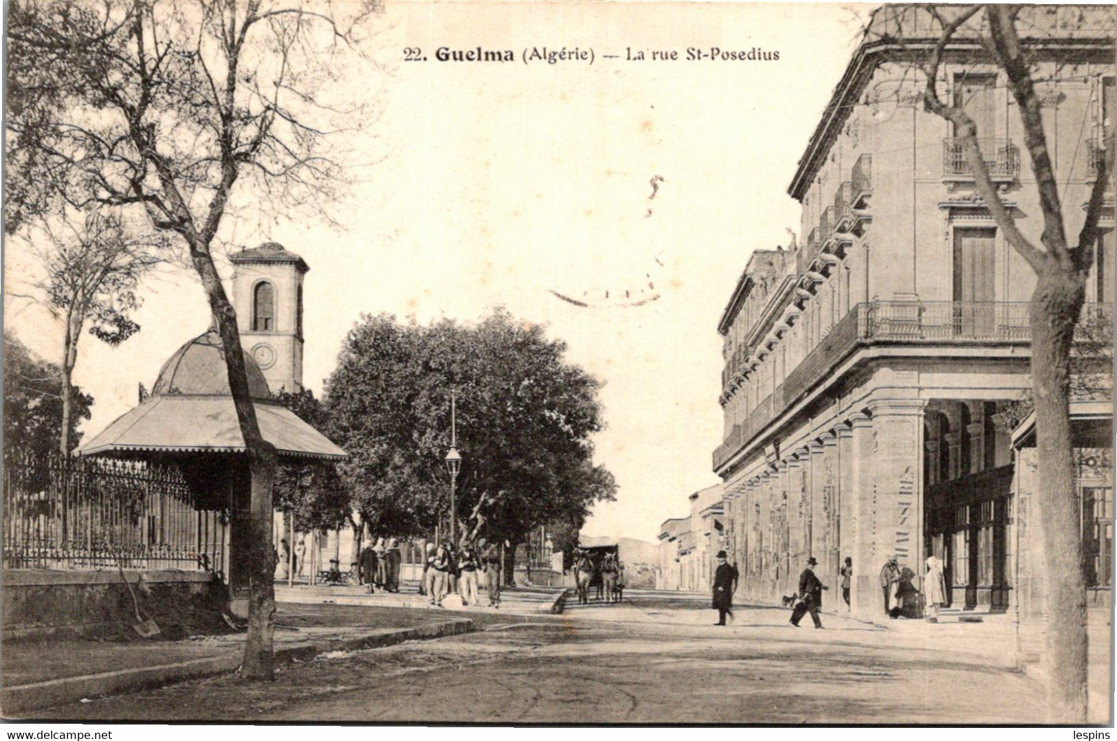 ALGERIE -- GUELMA -- La Rue St Posedius - Guelma