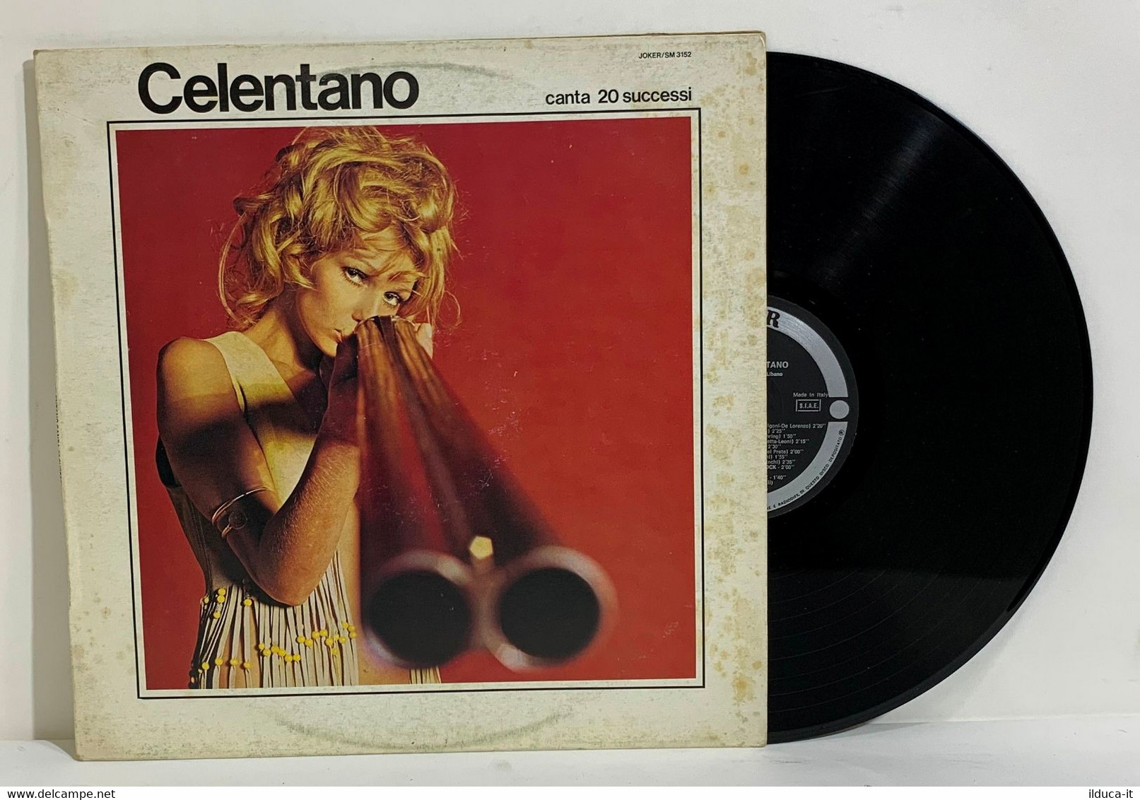 I100290 LP 33 Giri - Adriano Celentano Canta 20 Successi - Joker 1969 - Autres - Musique Italienne