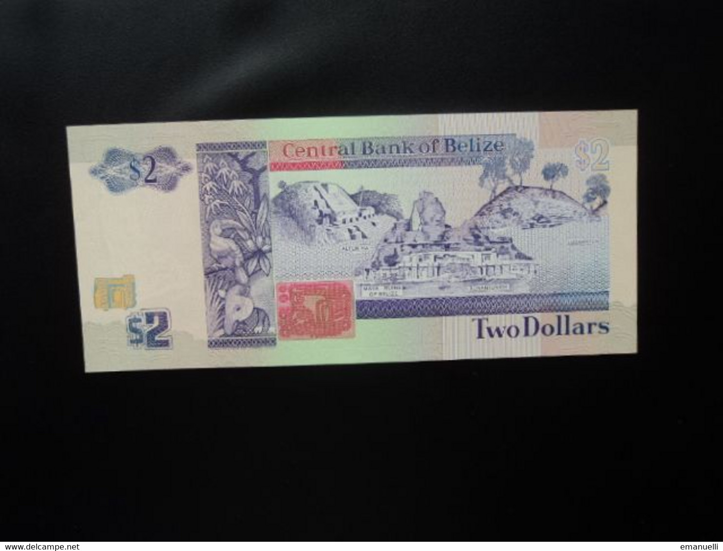 BELIZE * : 2 DOLLARS   1.6.1991    P 52b     NEUF ** - Belize