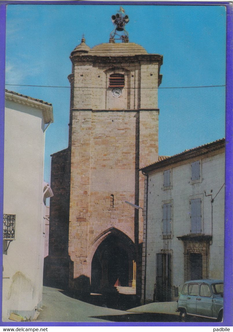 Carte Postale 34. Neffies  L'église  Renault 4L Très Beau Plan - Altri & Non Classificati