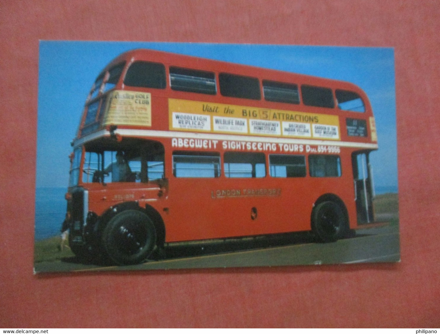 Double Deck Bus      Abegweit Sightseeing Tours  Canada > Prince Edward Island >  Ref 5168 - Autres & Non Classés