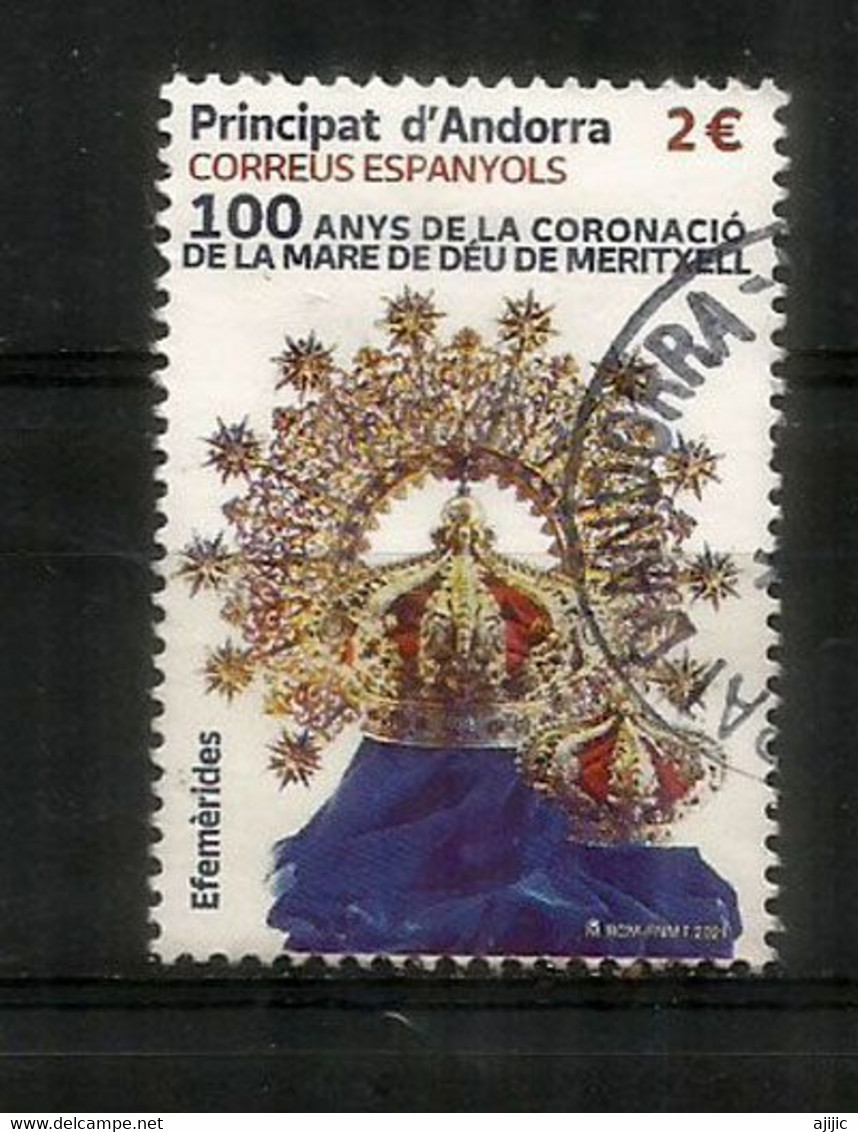 100 Ans Du Couronnement De La Mère De Dieu De Meritxell 2021 Oblitéré, 1 ère Qualité (haute Valeur Faciale) AND.ESP - Used Stamps