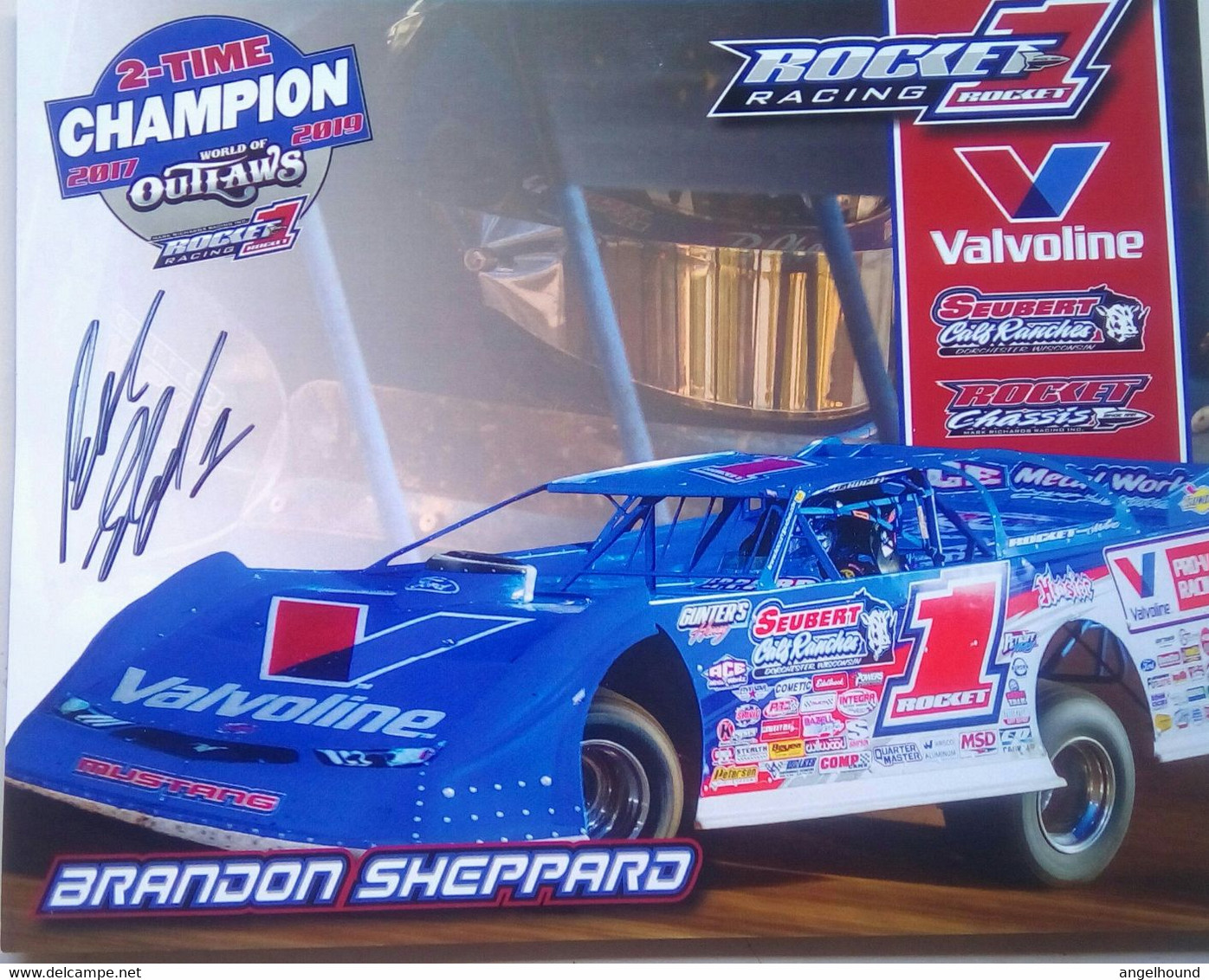 Brandon Sheppard ( American Race Car Driver) - Handtekening