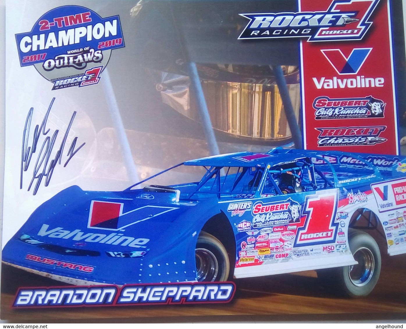 Brandon Sheppard ( American Race Car Driver) - Autografi