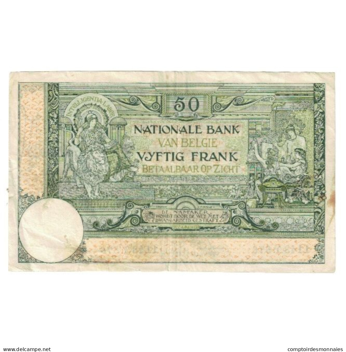 Billet, Belgique, 50 Francs, 1926, 1926-09-11, KM:99, TTB - Other & Unclassified