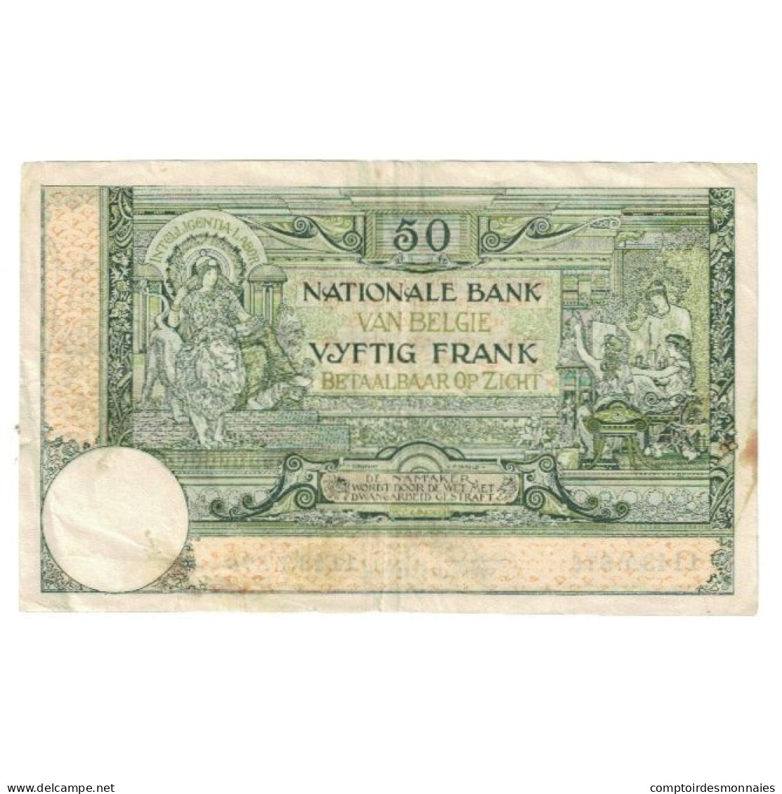 Billet, Belgique, 50 Francs, 1926, 1926-09-11, KM:99, TTB - Andere & Zonder Classificatie