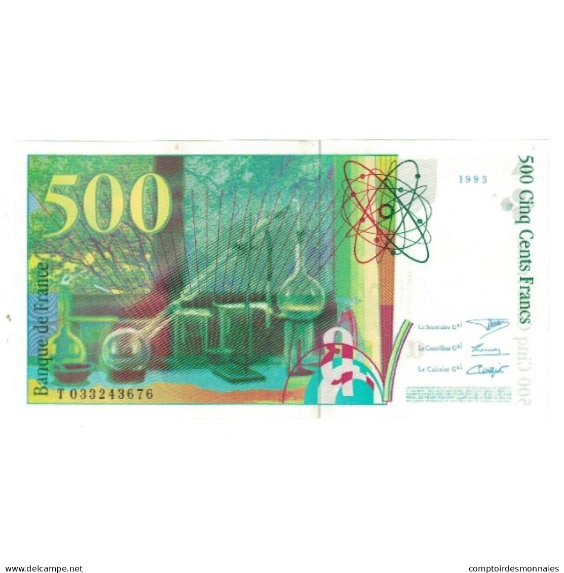 France, 500 Francs, Pierre Et Marie Curie, 1995, BRUNEEL, BONARDIN, VIGIER, SPL - 500 F 1994-2000 ''Pierre Et Marie Curie''