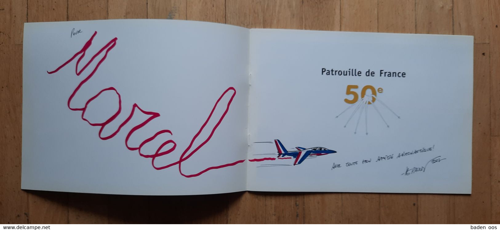 Patrouille De France 50 Ans - Bande Dessinée Par Pierre-Emmanuel Paulis - Dédicacé Et Signé - - Aviation