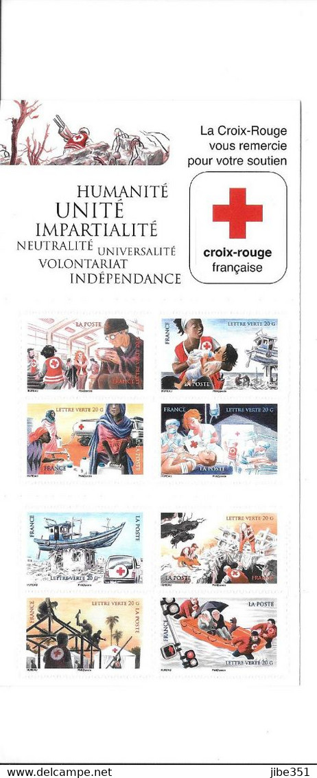 FRANCE   CARNET  NEUF  Croix Rouge 2015  VENDU SOUS FACIALE ENVOI  GRATUIT FR1257 - Rotes Kreuz