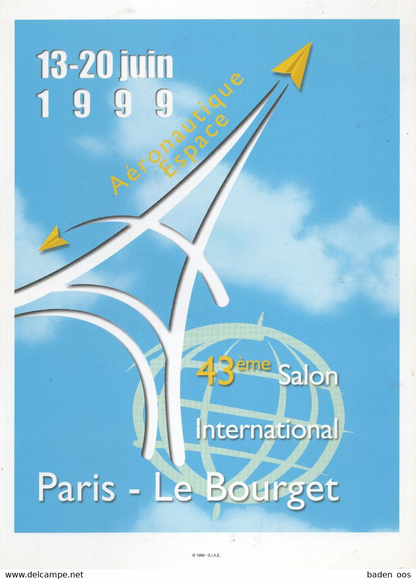 Reproduction Affiche 43° Salon De L'Aviation 1999 - Werbung
