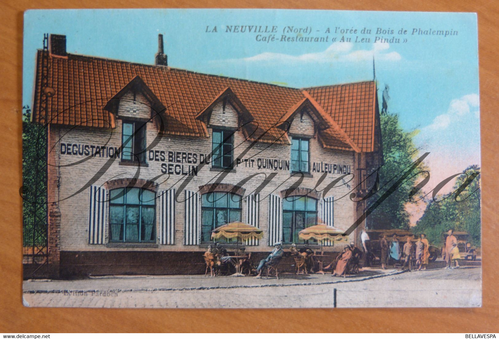 La Neuville- D59 Nord. A L'orée Du Bois De Phalempin. Café Restaurant " Au Leu Pindu.Templeuve-en-Pévèle Bieres Seclin - Avesnes Sur Helpe