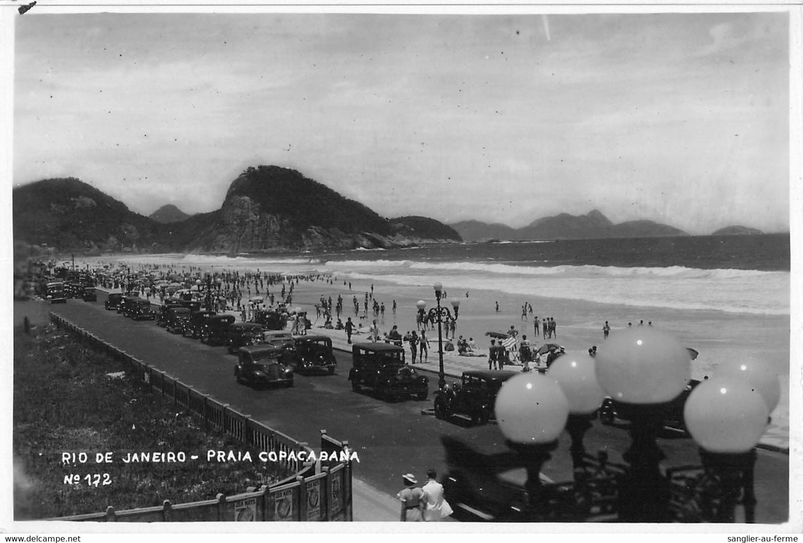 CPA BRESIL RIO DE JANEIRO PRAIA COPACABANA - Rio De Janeiro