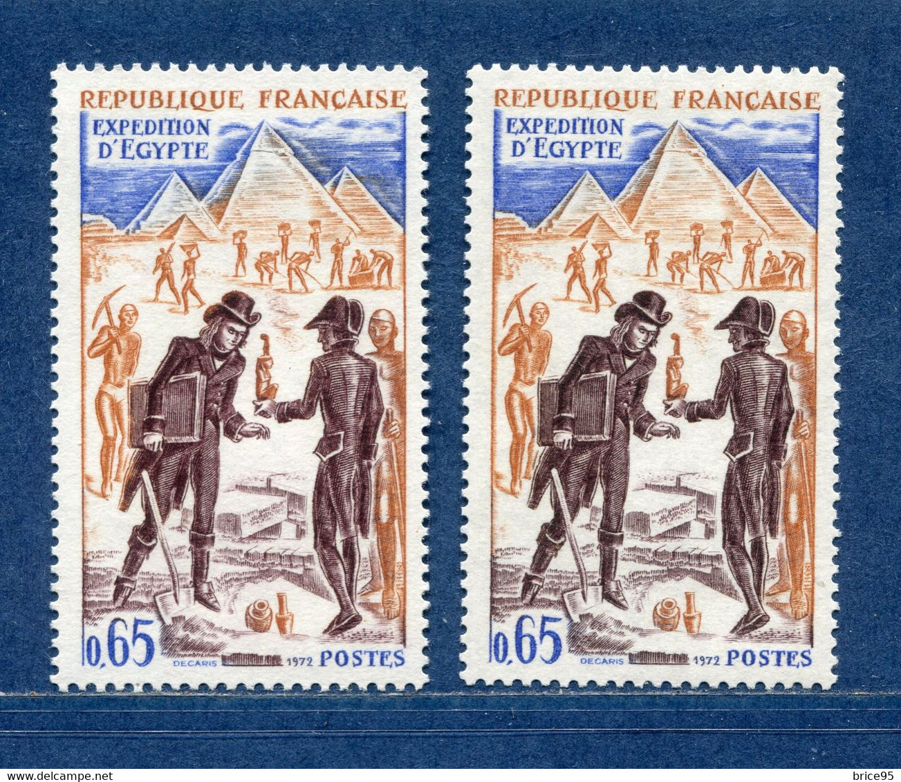 ⭐ France - Variété - YT N° 1731 - Couleurs - Pétouilles - Neuf Sans Charnière - 1972 ⭐ - Neufs