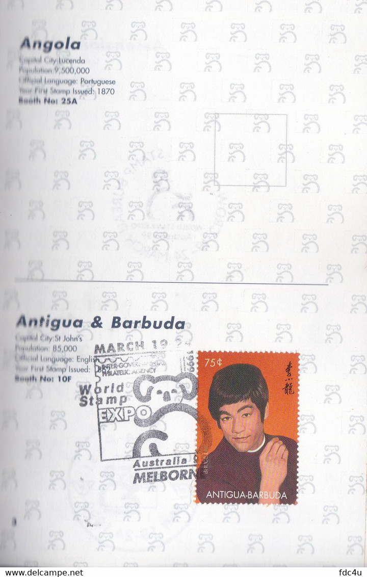 Australia 1999 Philatelic Passport 28 Pages Bruce Lee Lady Diana - Covers & Documents