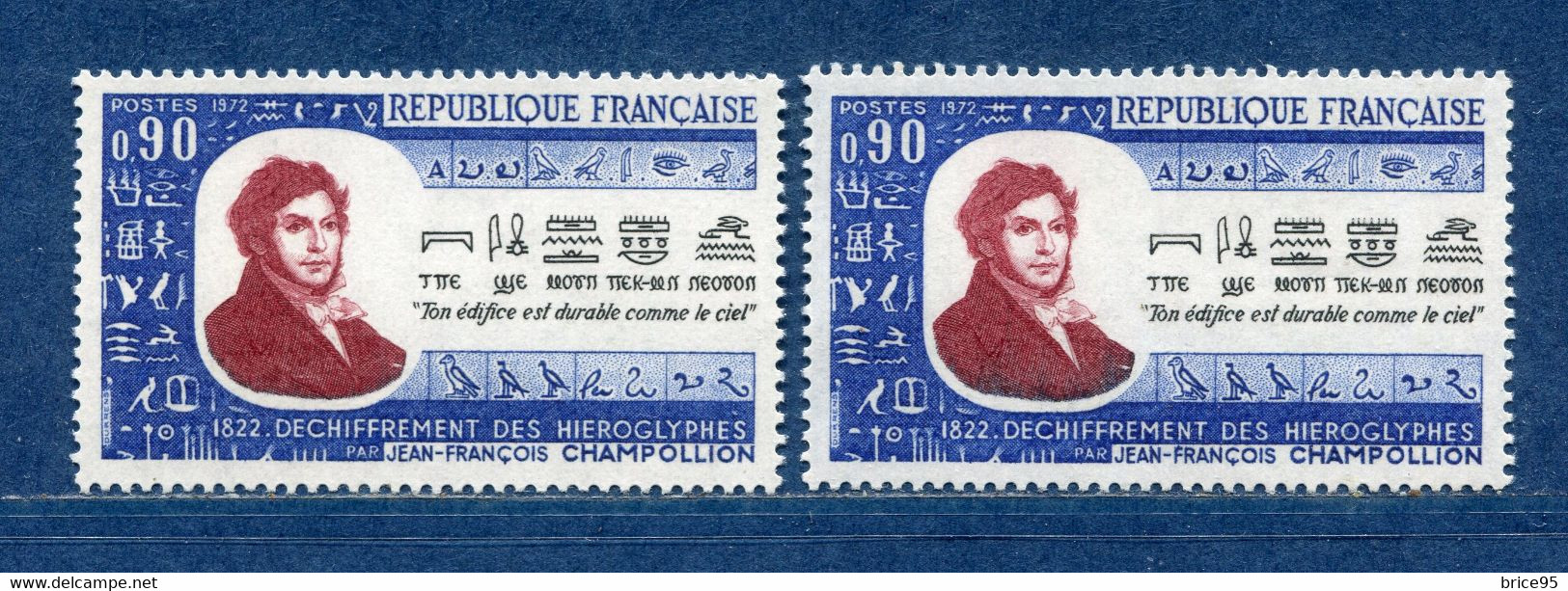 ⭐ France - Variété - YT N° 1734 - Couleurs - Pétouilles - Neuf Sans Charnière - 1972 ⭐ - Nuevos