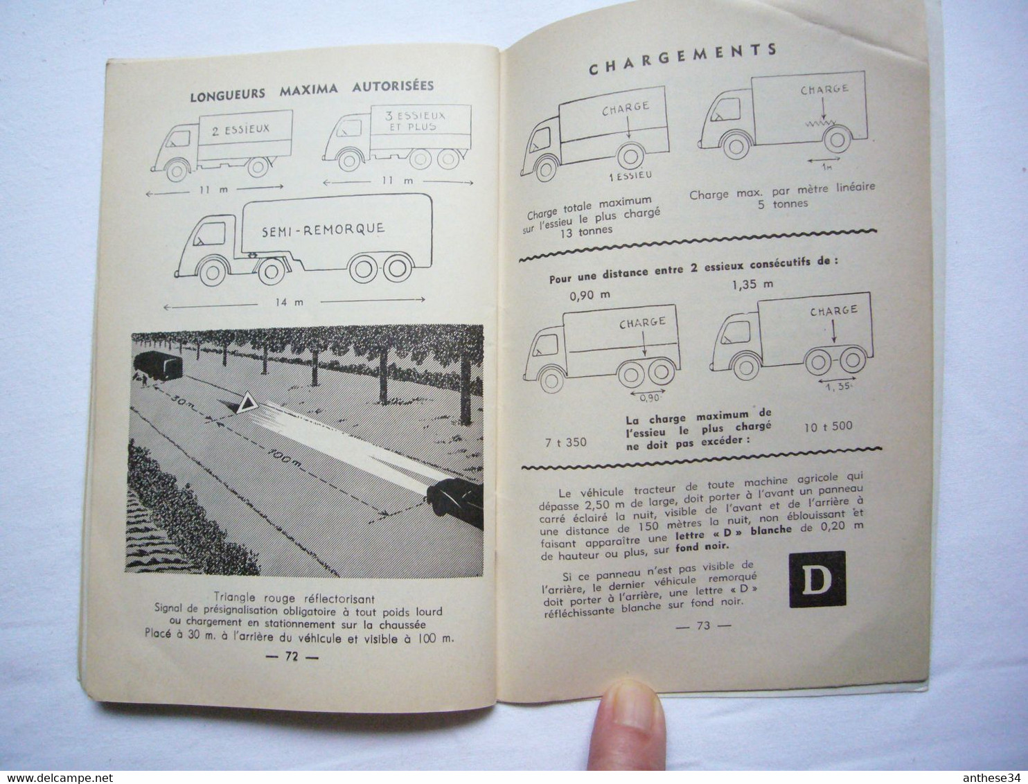 Code de la route 1955 code Rousseau