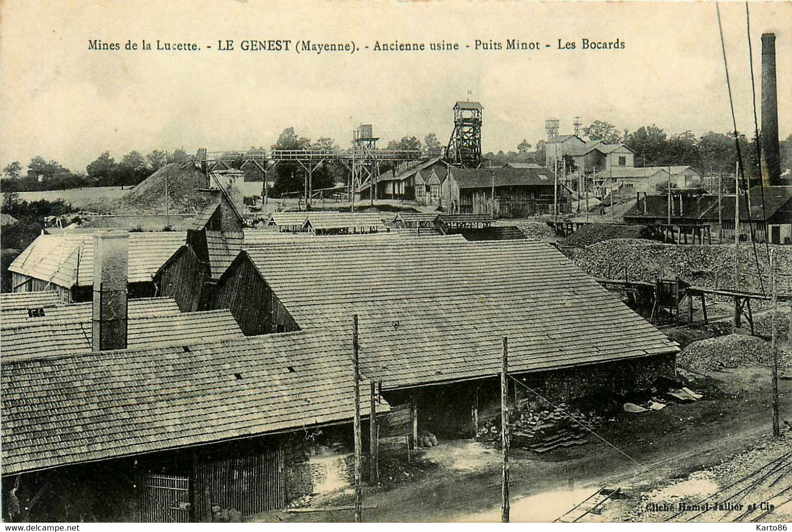 Le Genest * Les Mines De La Lucette * Ancienne Usine * Le Puits Minots * Les Bocard * Carrière Carrières Mine Mineurs - Le Genest Saint Isle