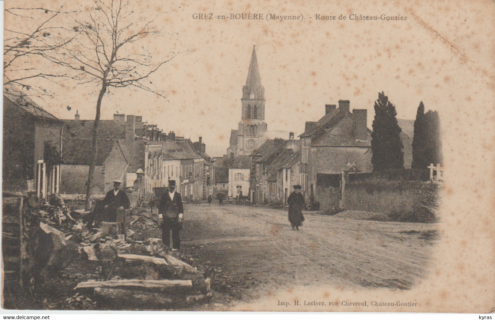 (53) GREZ -EN - BOUERE (1017 Ha) Route De Château-Gontier - Crez En Bouere