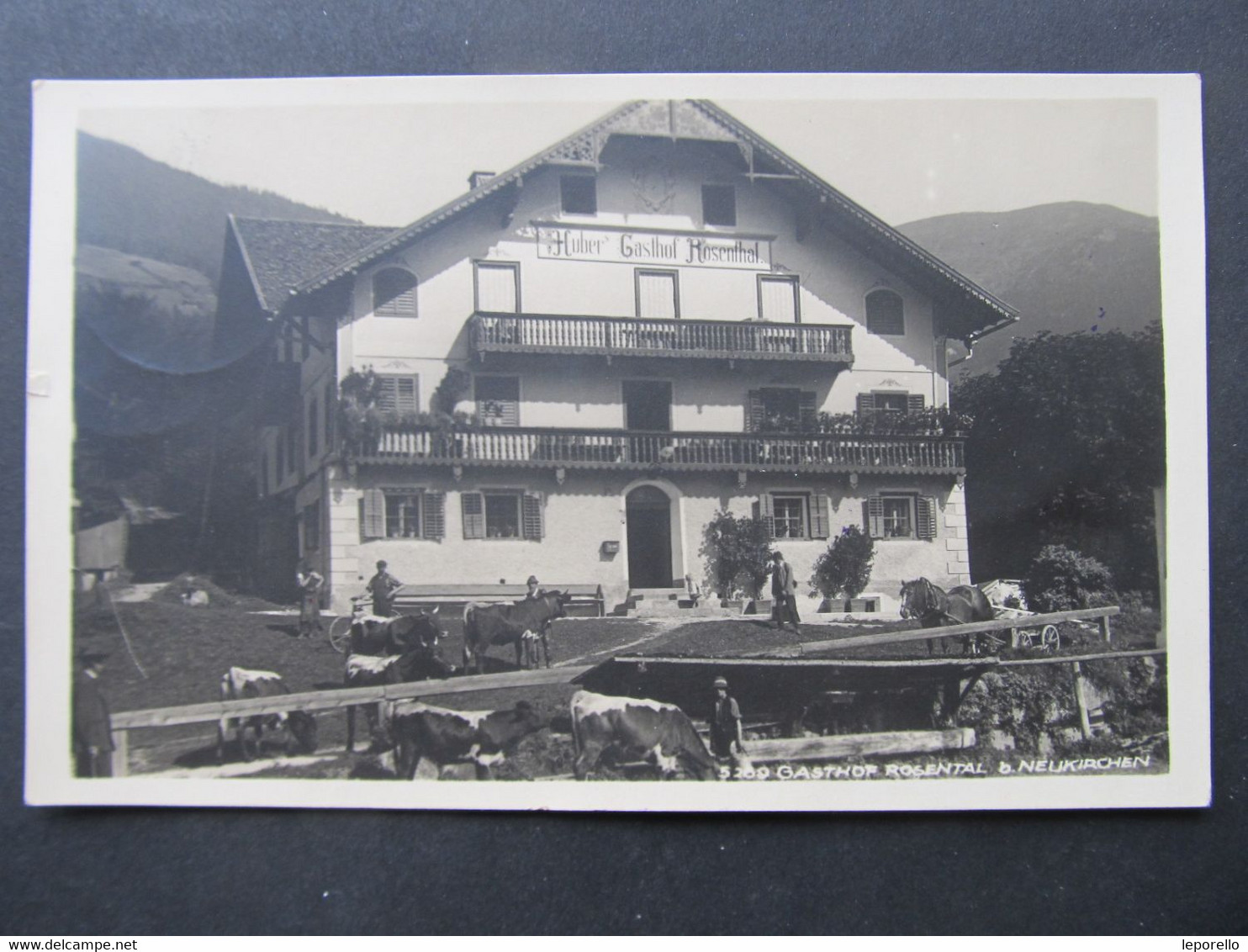 AK Rosental B. Neunkirchen WALD Im Oberpinzgau 1928 Gasthif  //// D*51186 - Neukirchen Am Grossvenediger