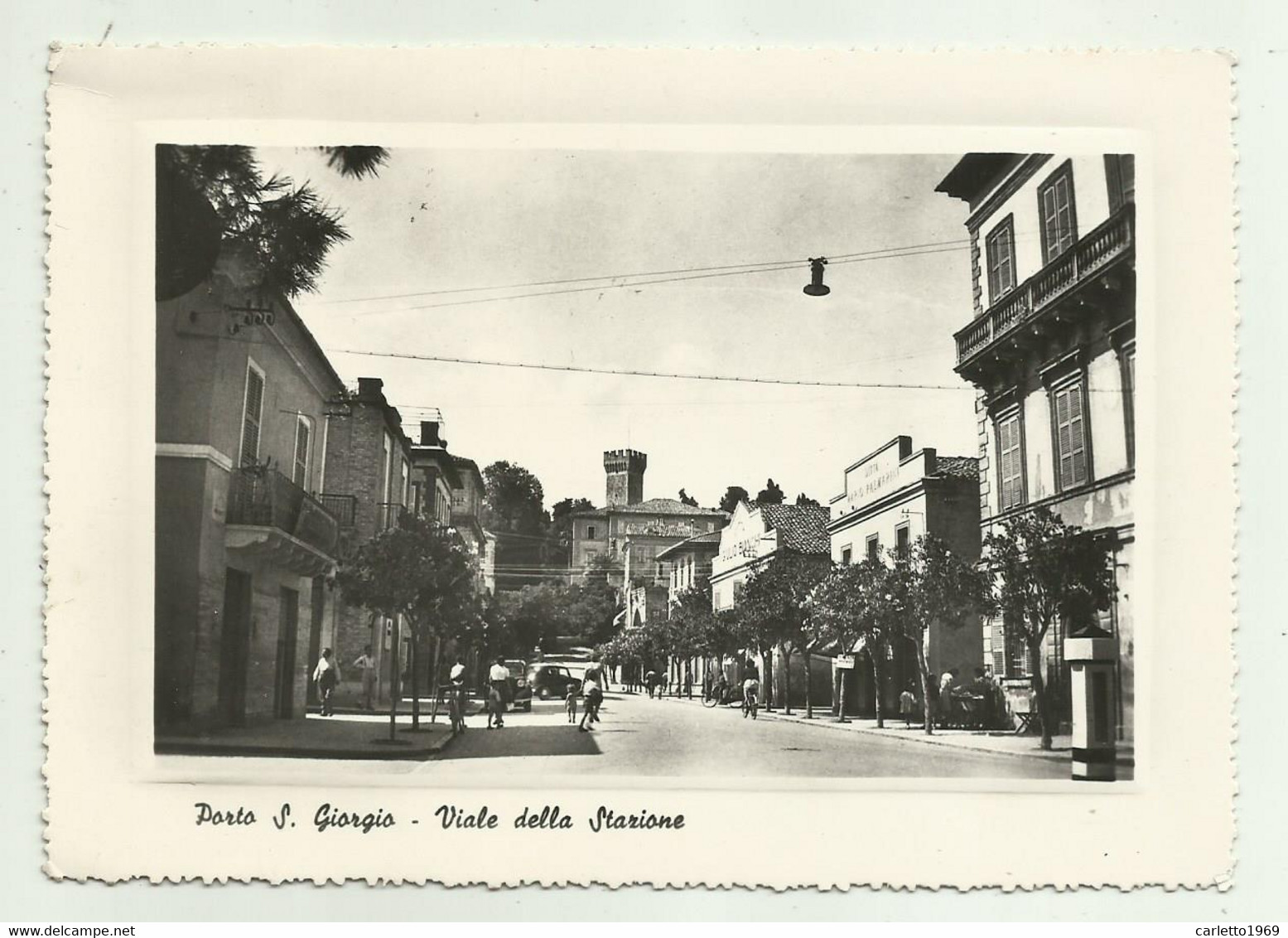 PORTO SAN GIORGIO - VIALE DELLA STAZIONE -  VIAGGIATA  FG - Fermo