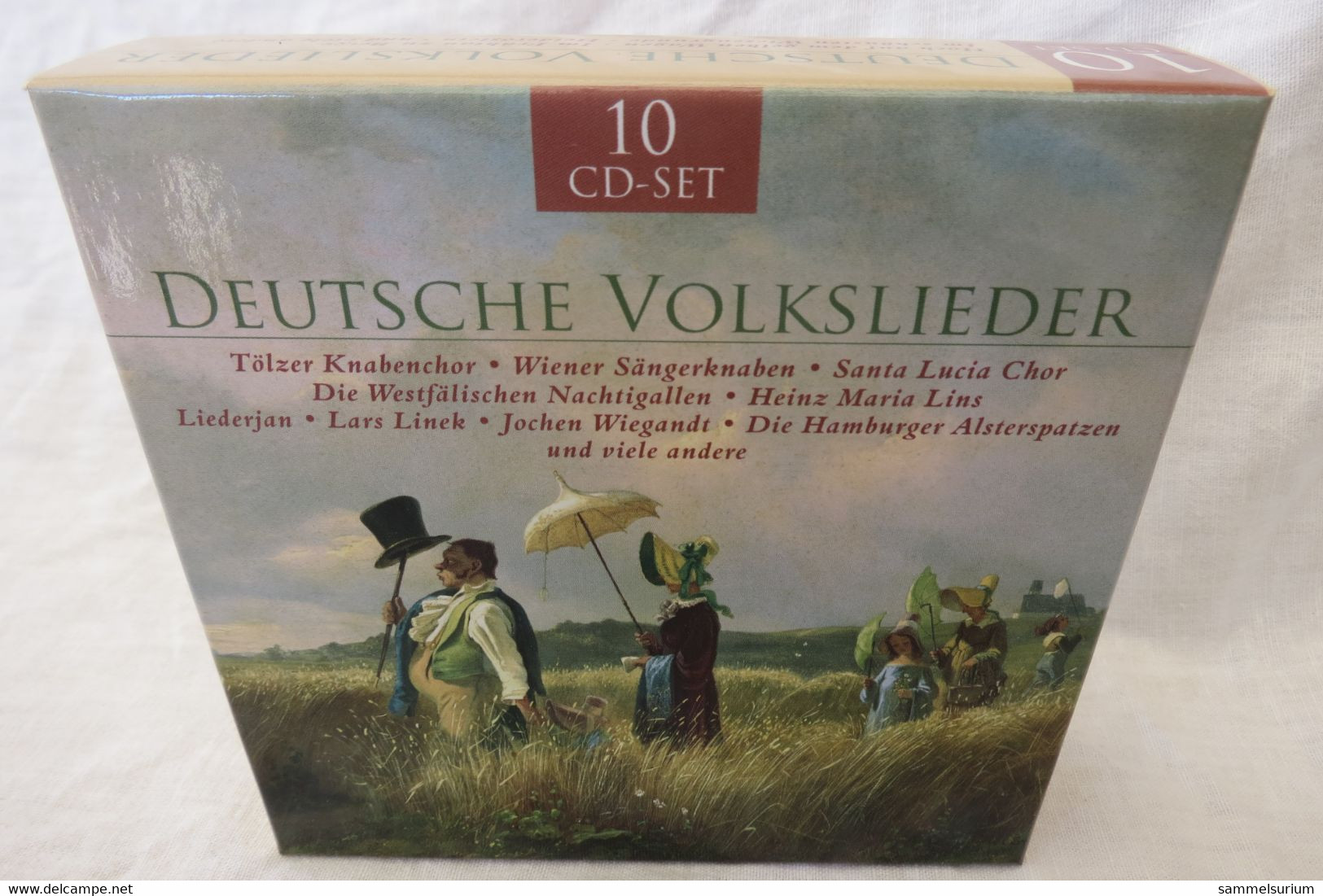10 CDs Set "Deutsche Volkslieder" Div. Interpreten - Autres - Musique Allemande