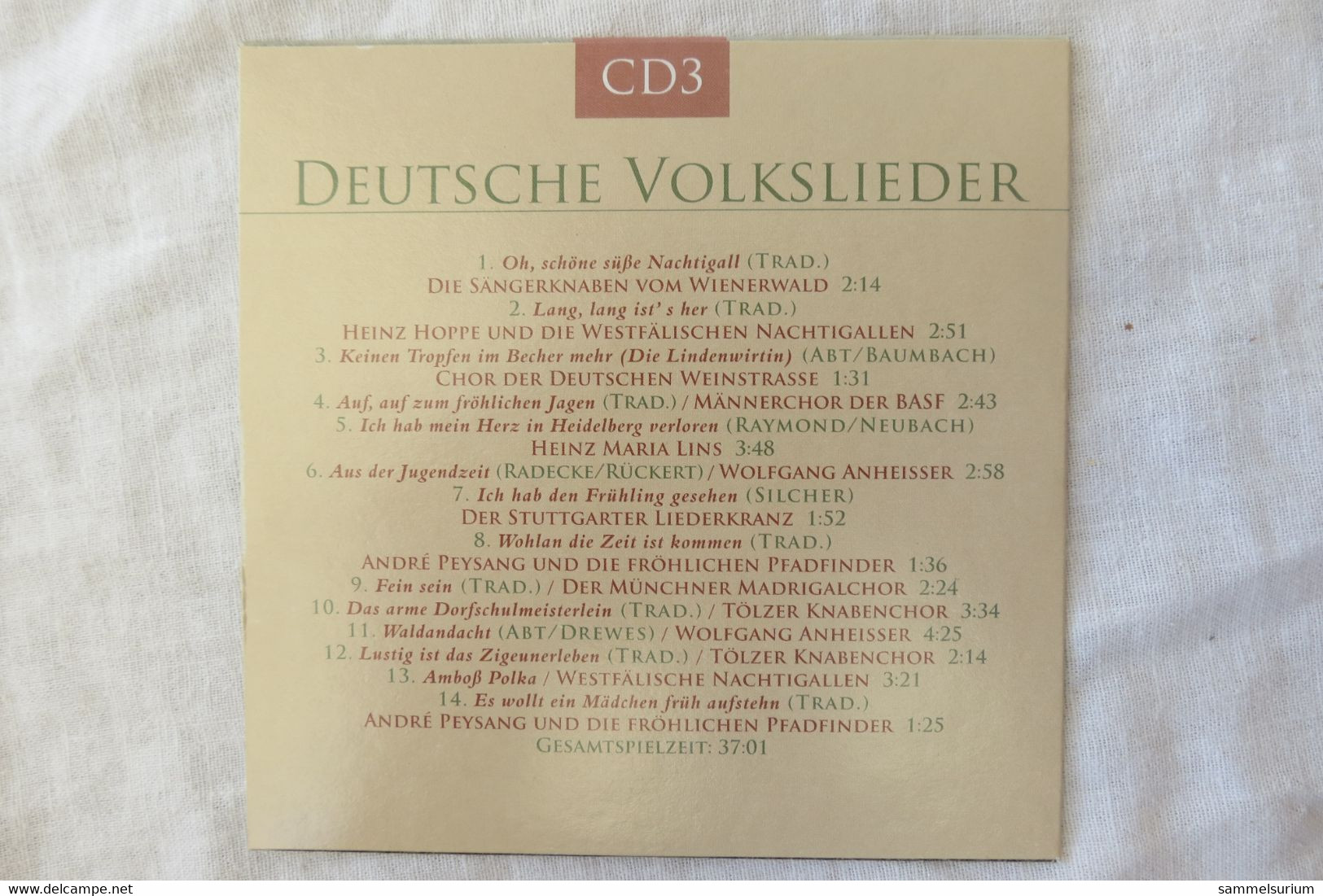10 CDs Set "Deutsche Volkslieder" Div. Interpreten - Sonstige - Deutsche Musik
