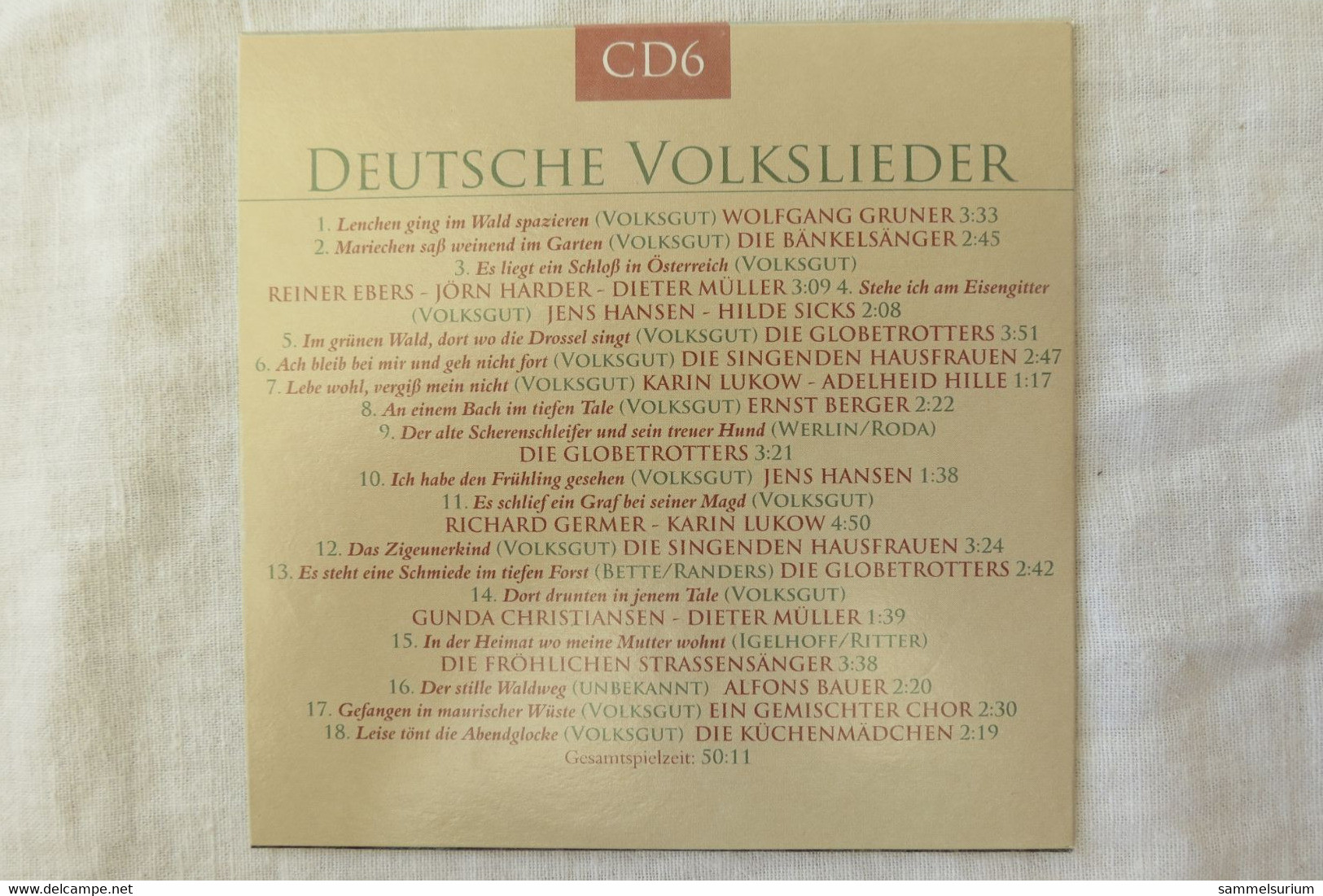 10 CDs Set "Deutsche Volkslieder" div. Interpreten