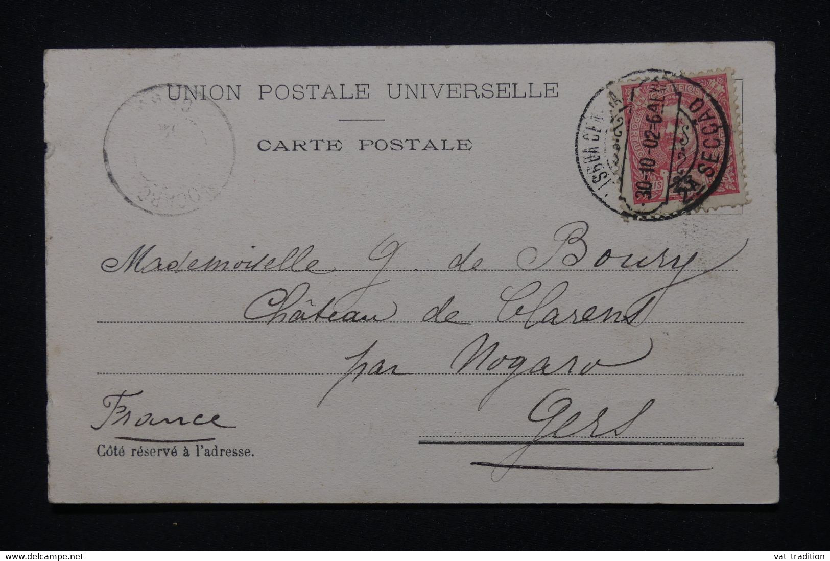 PORTUGAL - Affranchissement De Lisbonne Sur Carte Postale En 1902 Pour La France - L 106393 - Lettres & Documents