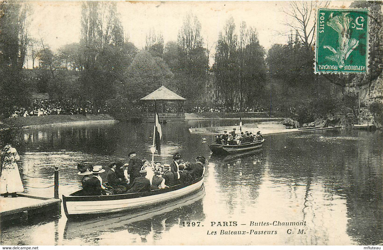 75* PARIS (19)  Buttes Chaumont -bateaux Passeurs           RL15,1339 - Arrondissement: 19