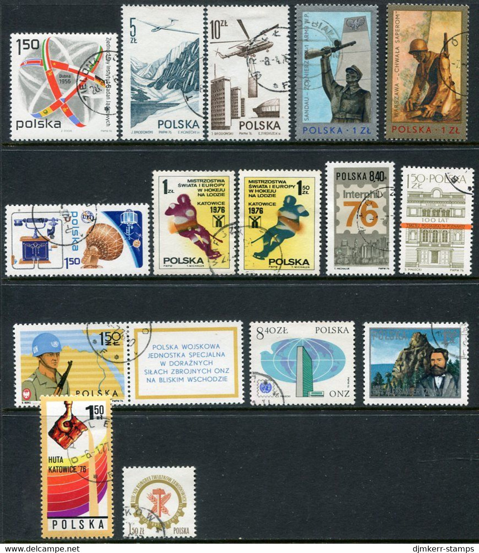 POLAND 1976 Twelve Complete Issues Used. - Used Stamps