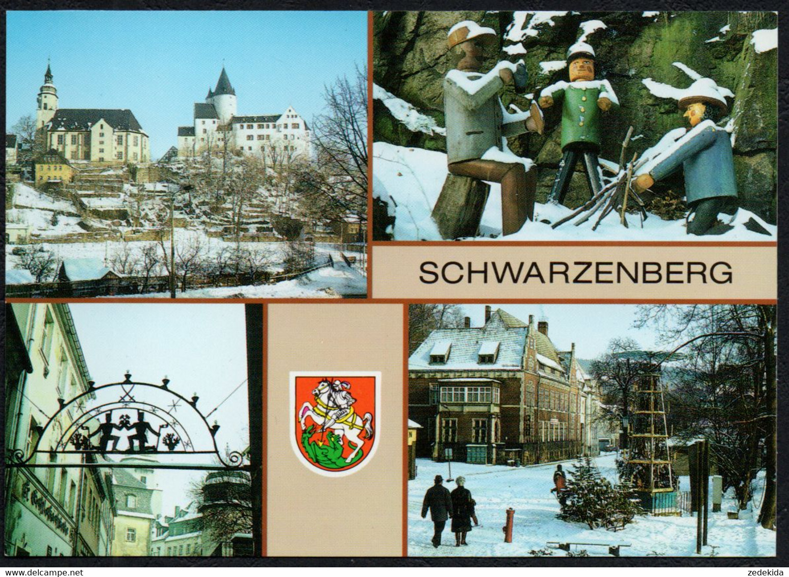 F3960 - TOP Schwarzenberg - Bild Und Heimat Reichenbach Qualitätskarte - Schwarzenberg (Erzgeb.)