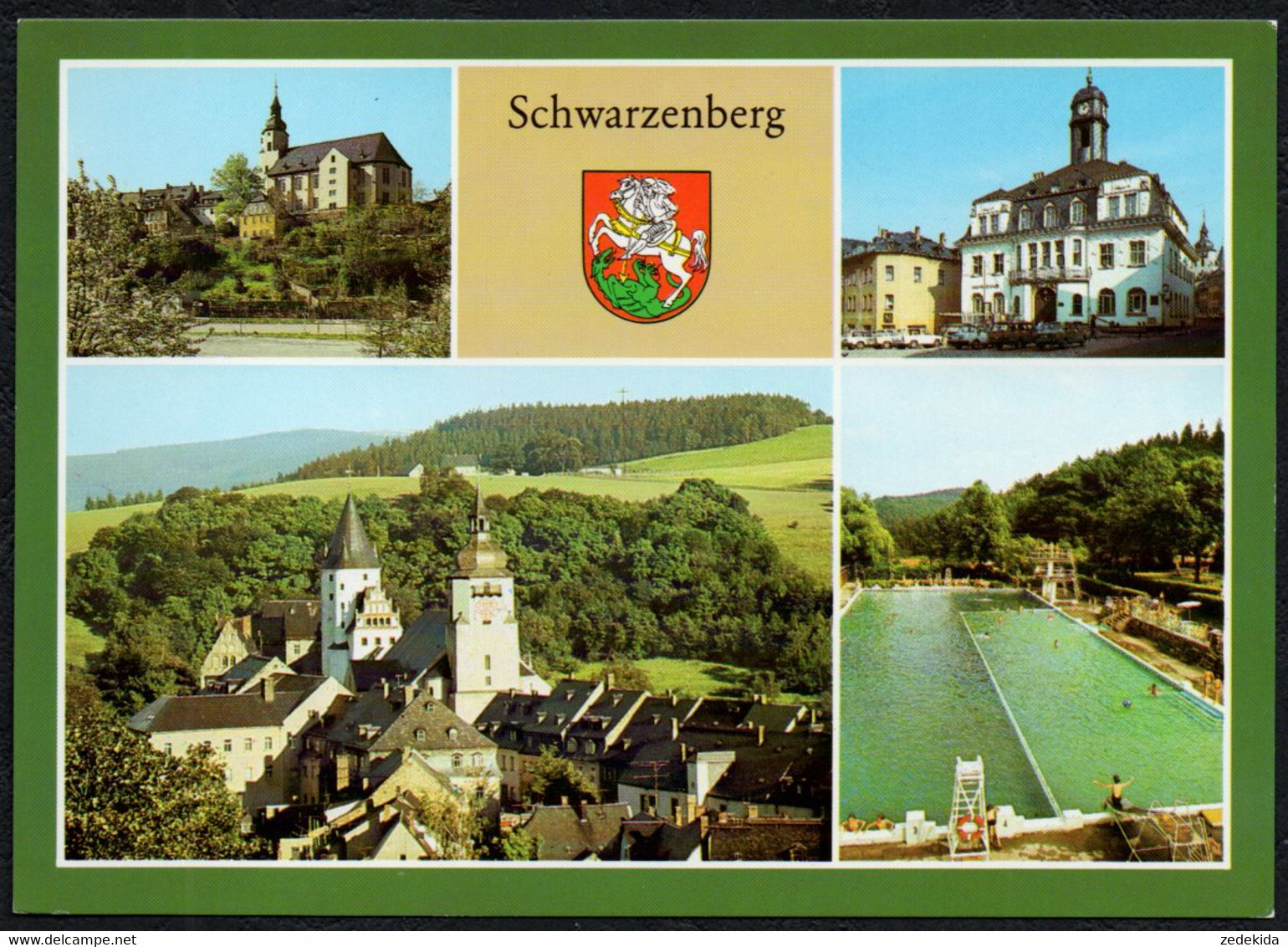 F3961 - TOP Schwarzenberg - Bild Und Heimat Reichenbach Qualitätskarte - Schwarzenberg (Erzgeb.)