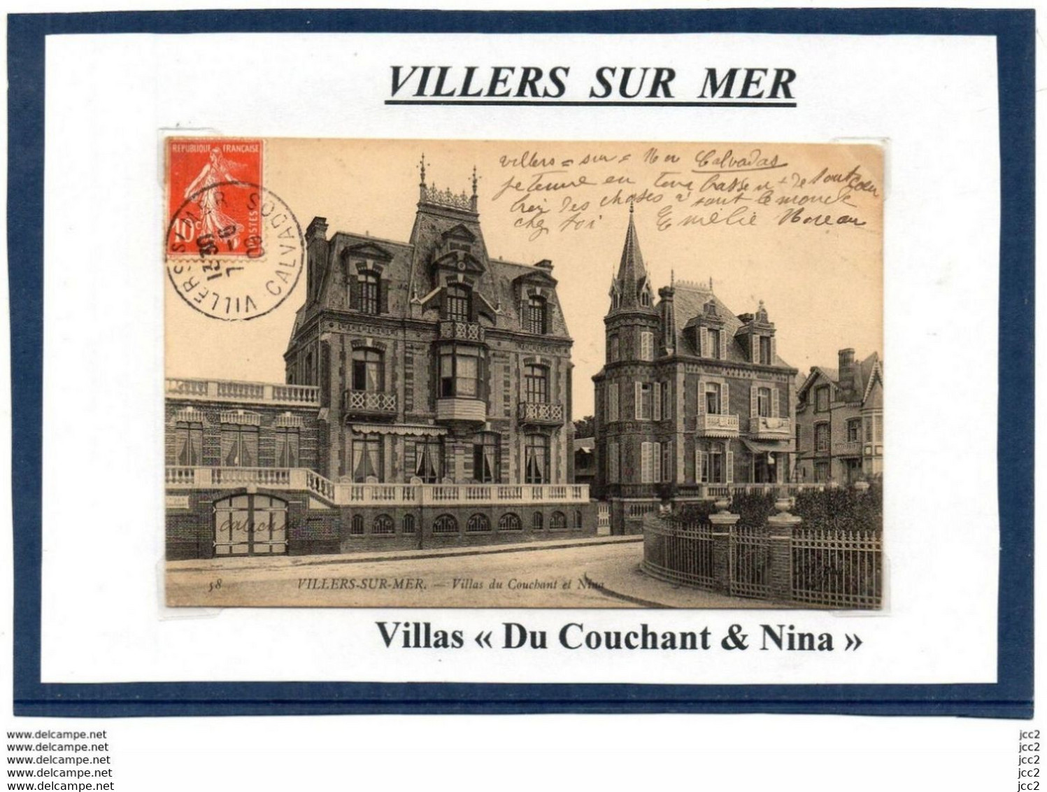 14-VILLERS SUR MER - Villa Du   Couchant & Nina - Villers Sur Mer